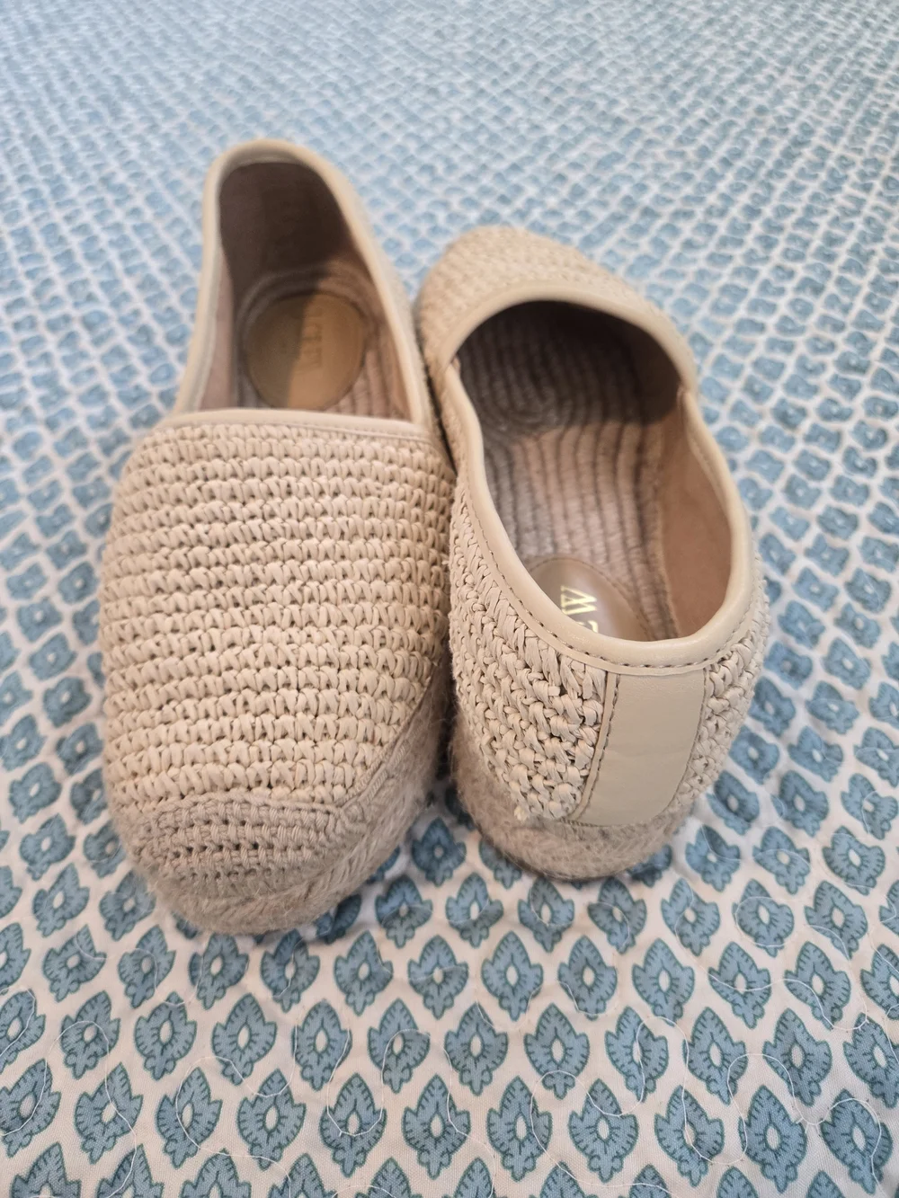J. Crew woven jute